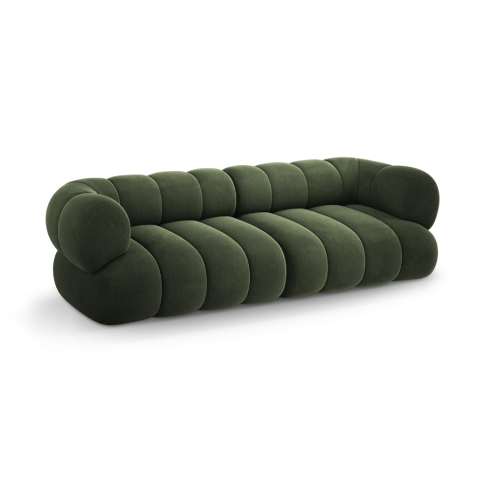 Sofa aksamitna 4-osobowa KOGE zielony