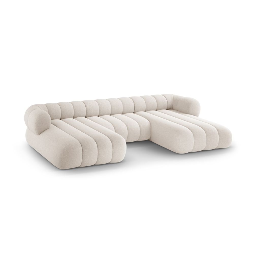 Sofa panoramiczna 6-osobowa KOGE kremowy