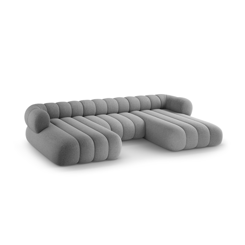 Sofa panoramiczna 6-osobowa KOGE jasnoszary