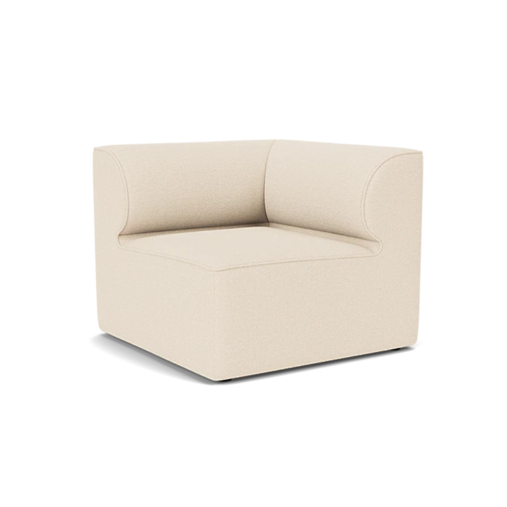 Sofa modułowa EAVE - moduł narożny prawostronny kremowy