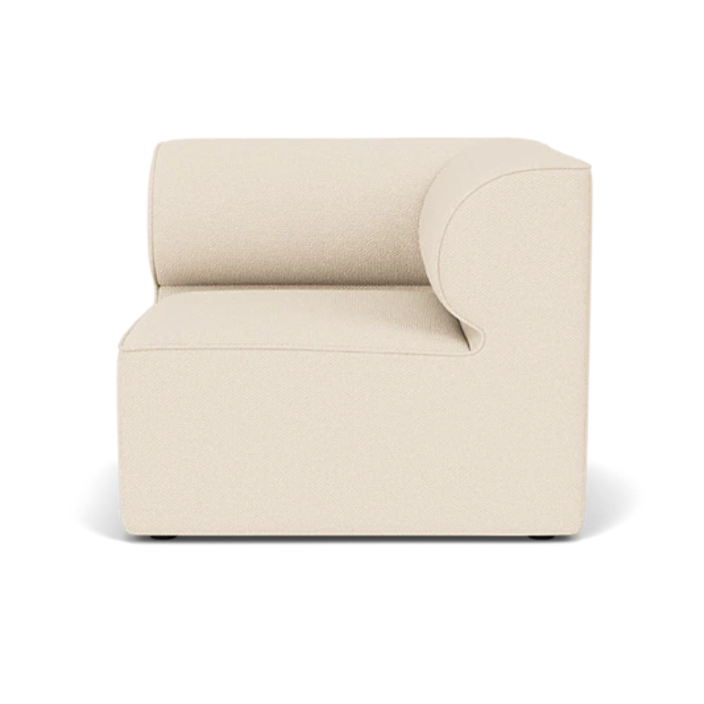 Sofa modułowa EAVE - moduł narożny prawostronny kremowy