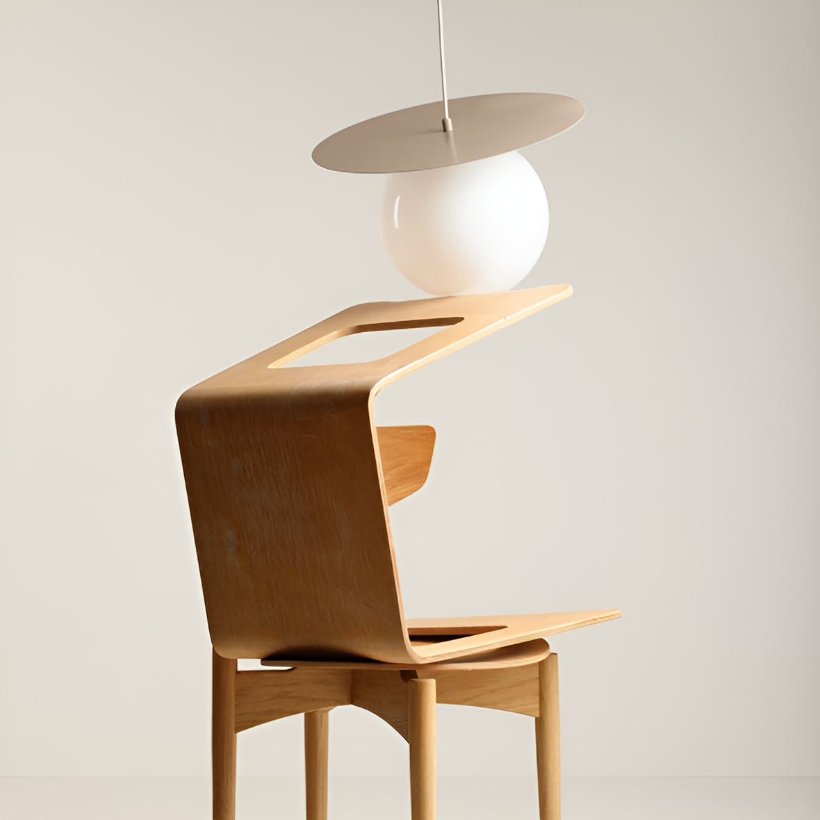 Lampa wisząca LOOP beżowy