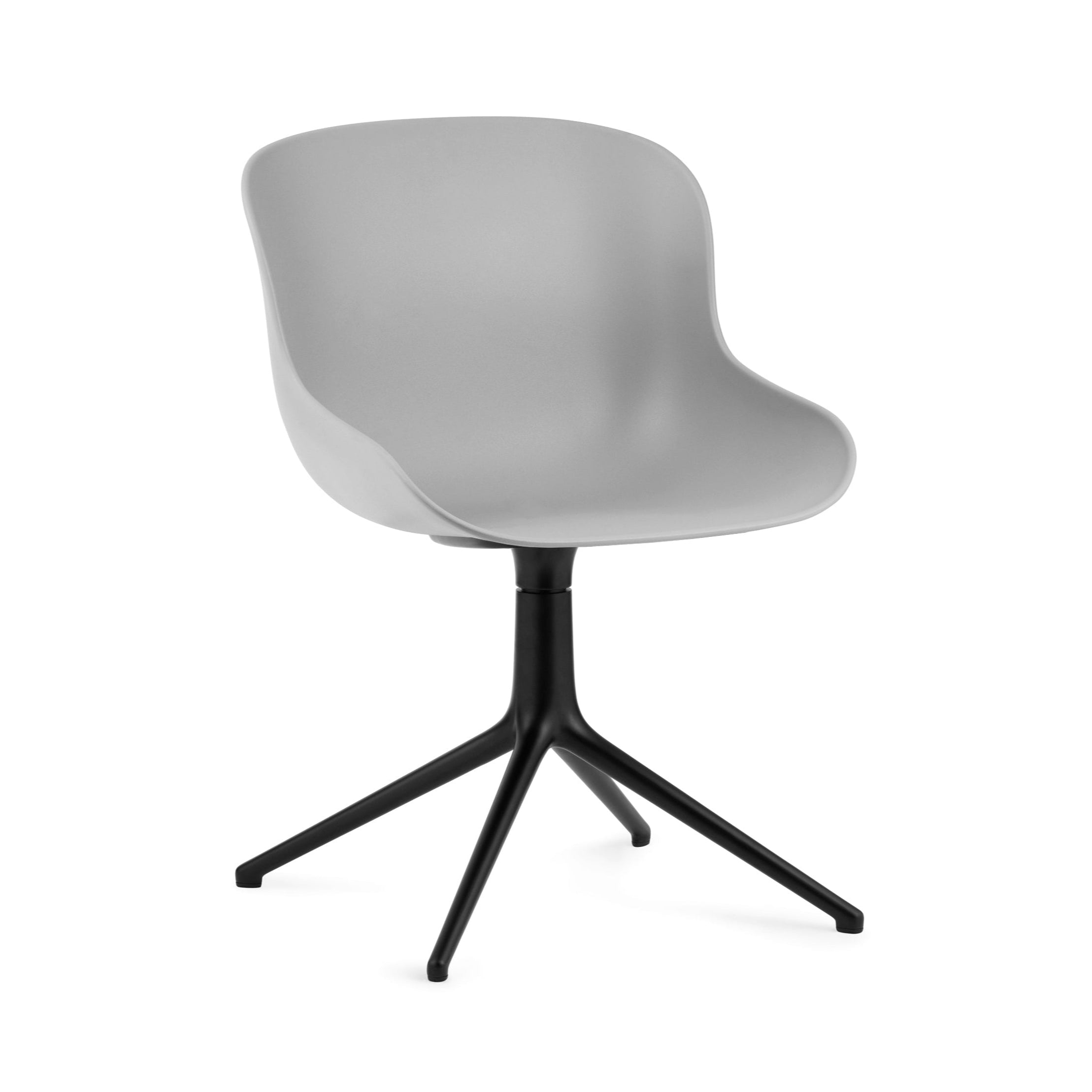 Hyg 4L Gray Hyg Chair with a black base