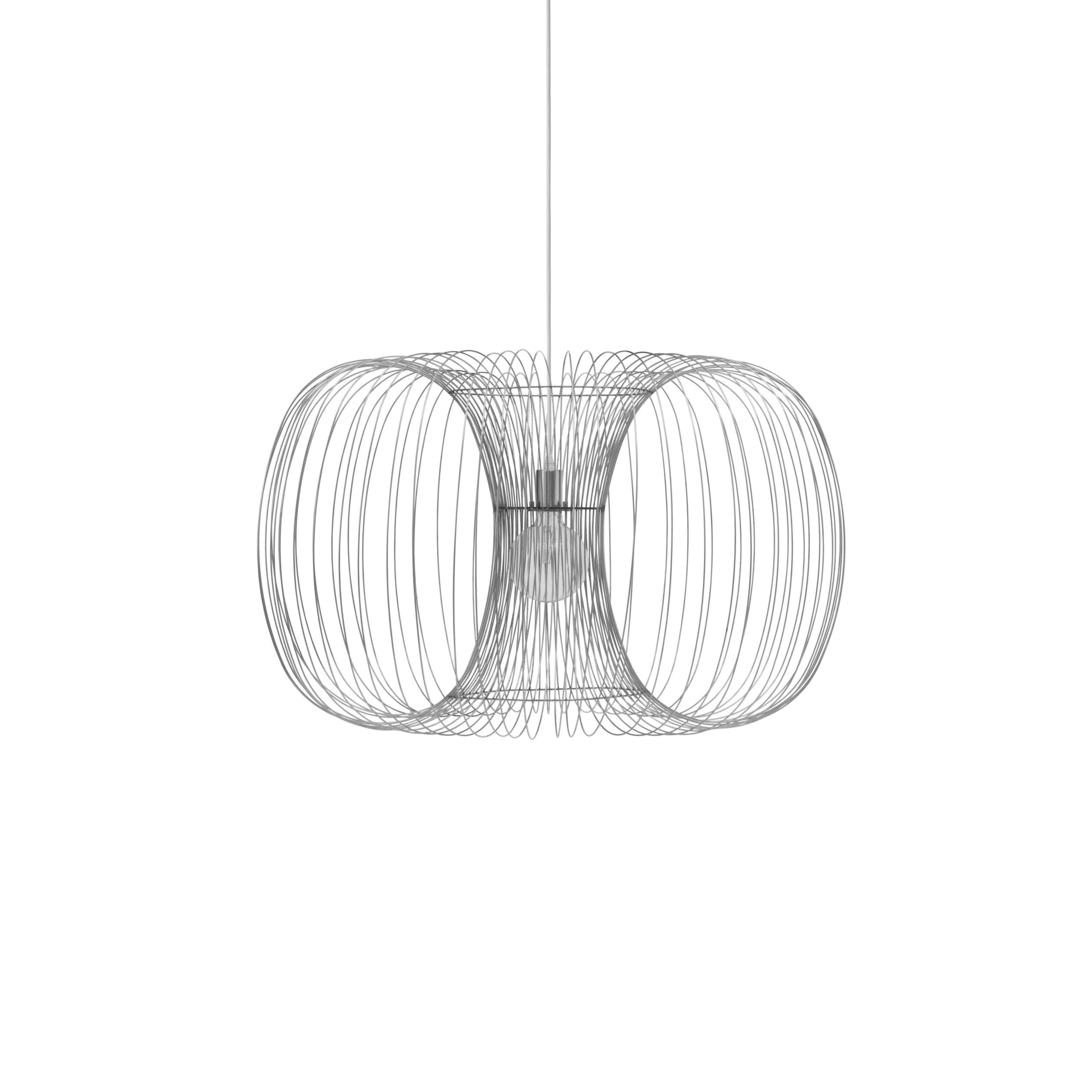 Lampa wisząca COIL stal nierdzewna
