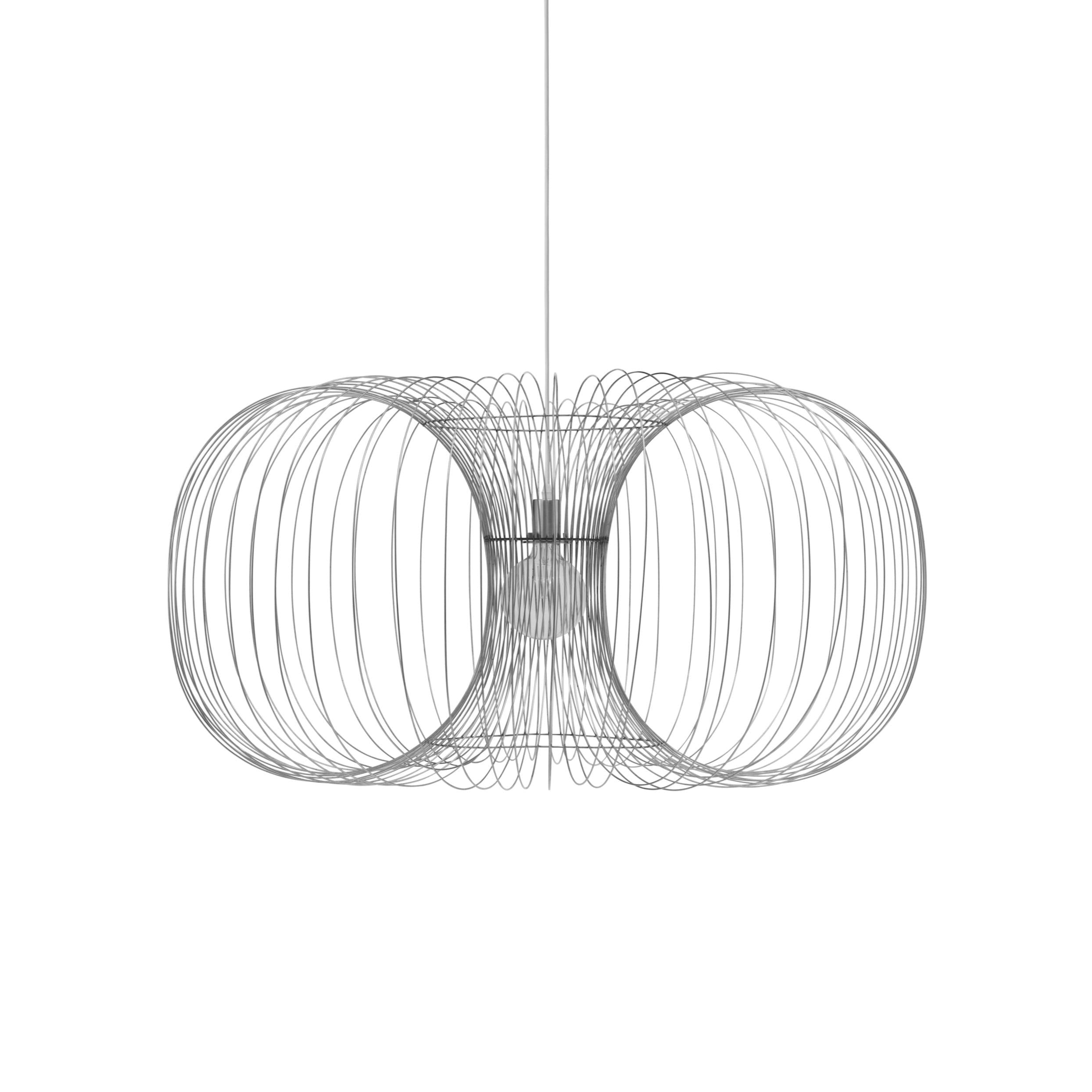 Lampa wisząca COIL stal nierdzewna