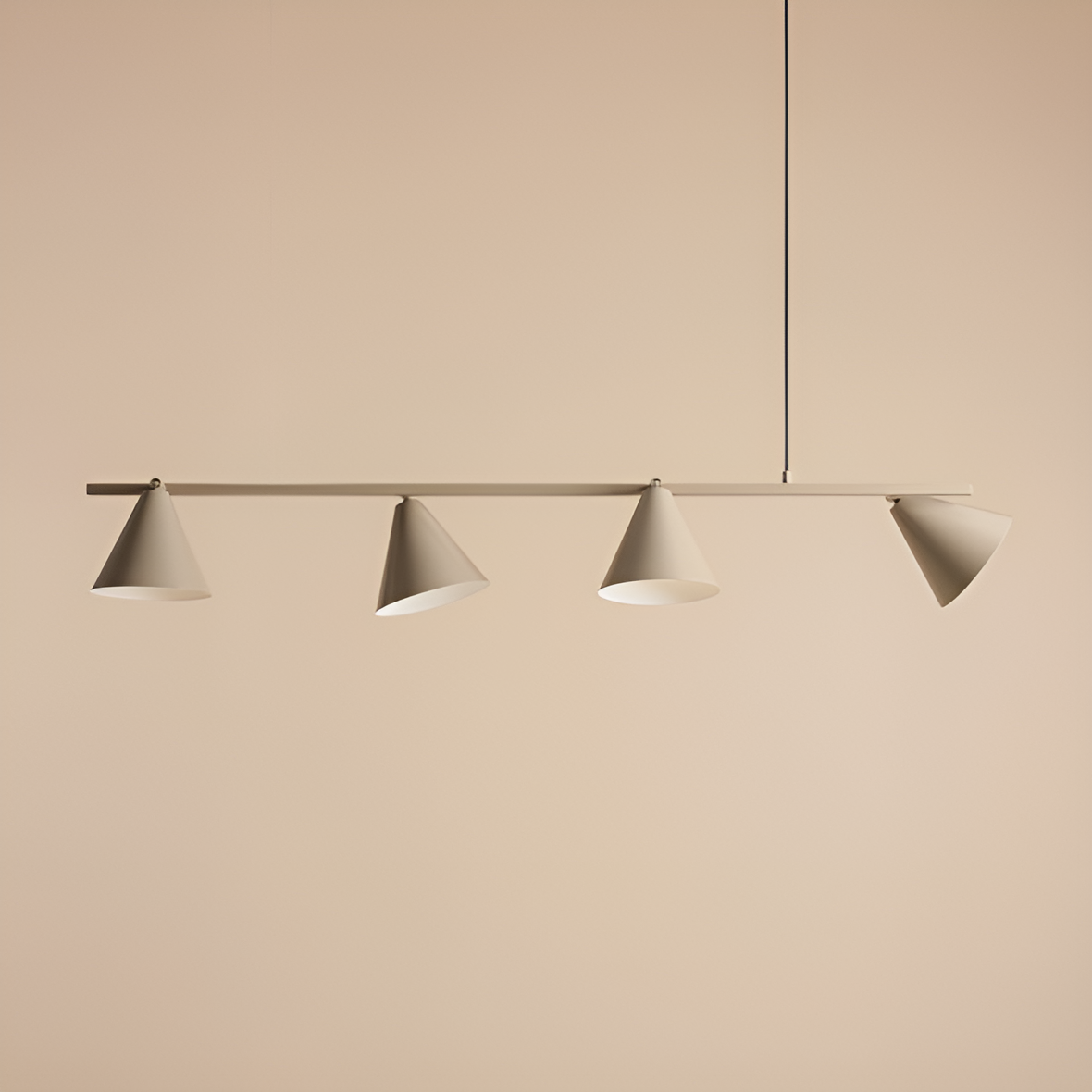Hängelampe FORM QUATRO beige