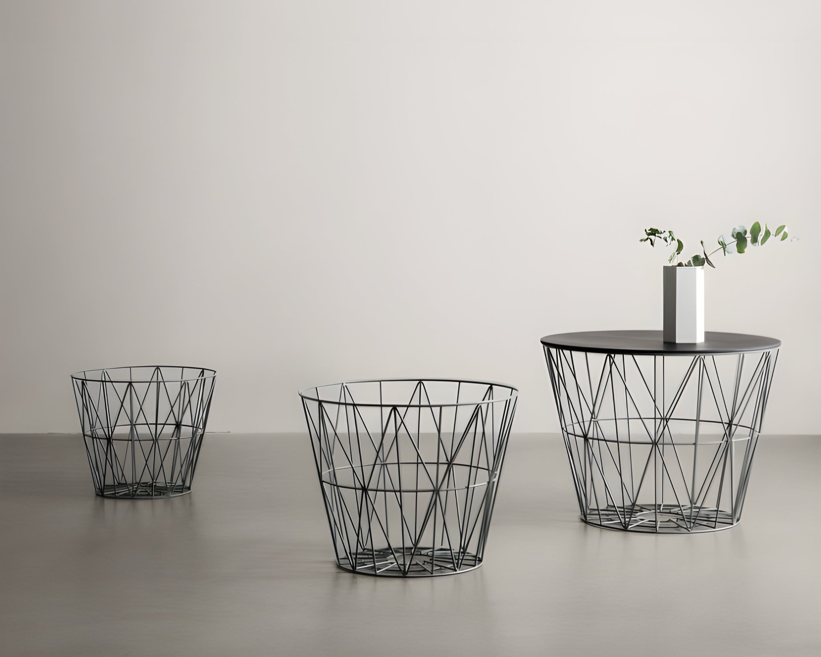 Kosz WIRE BASKET czarny