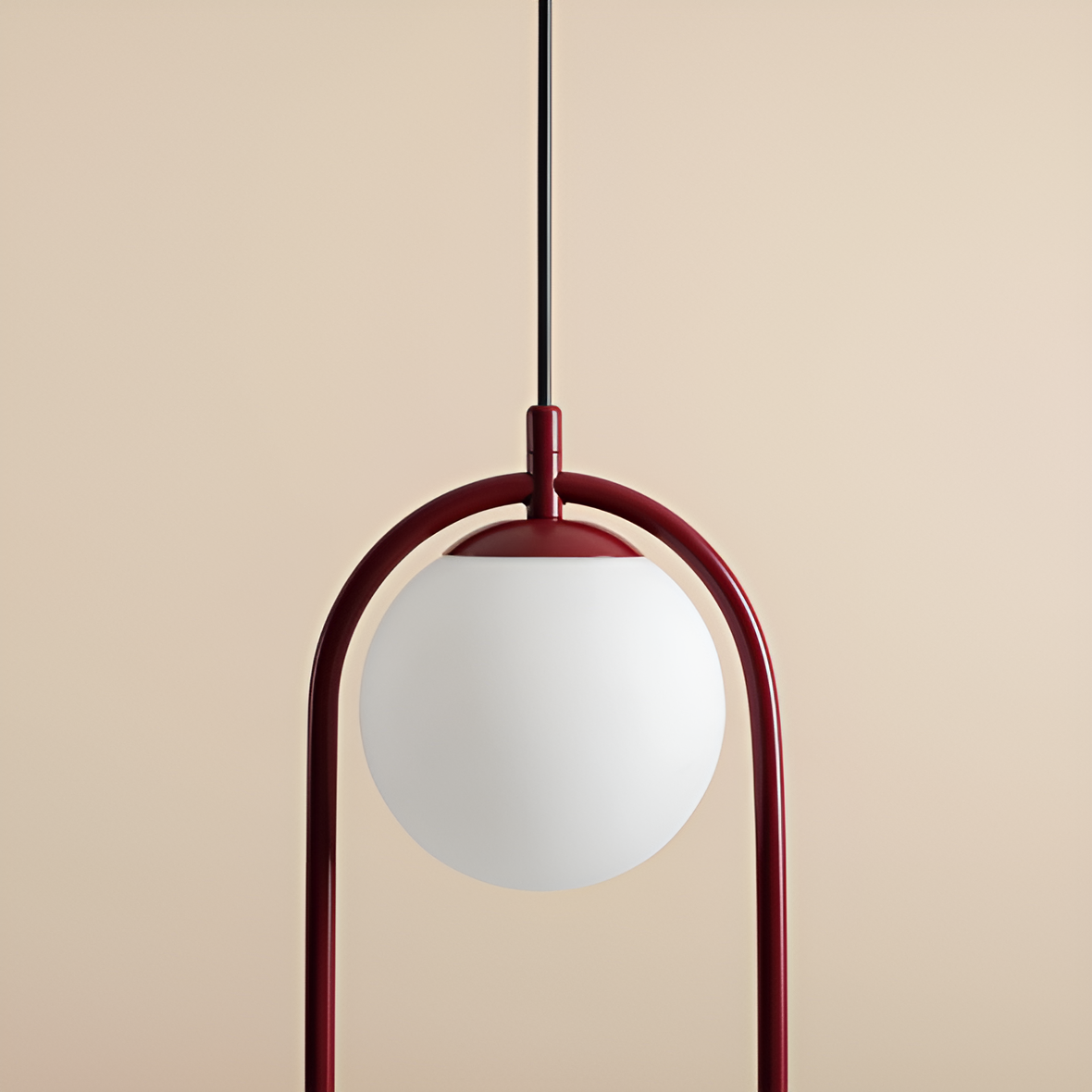 Lampa wisząca RIVA DUO bordowy