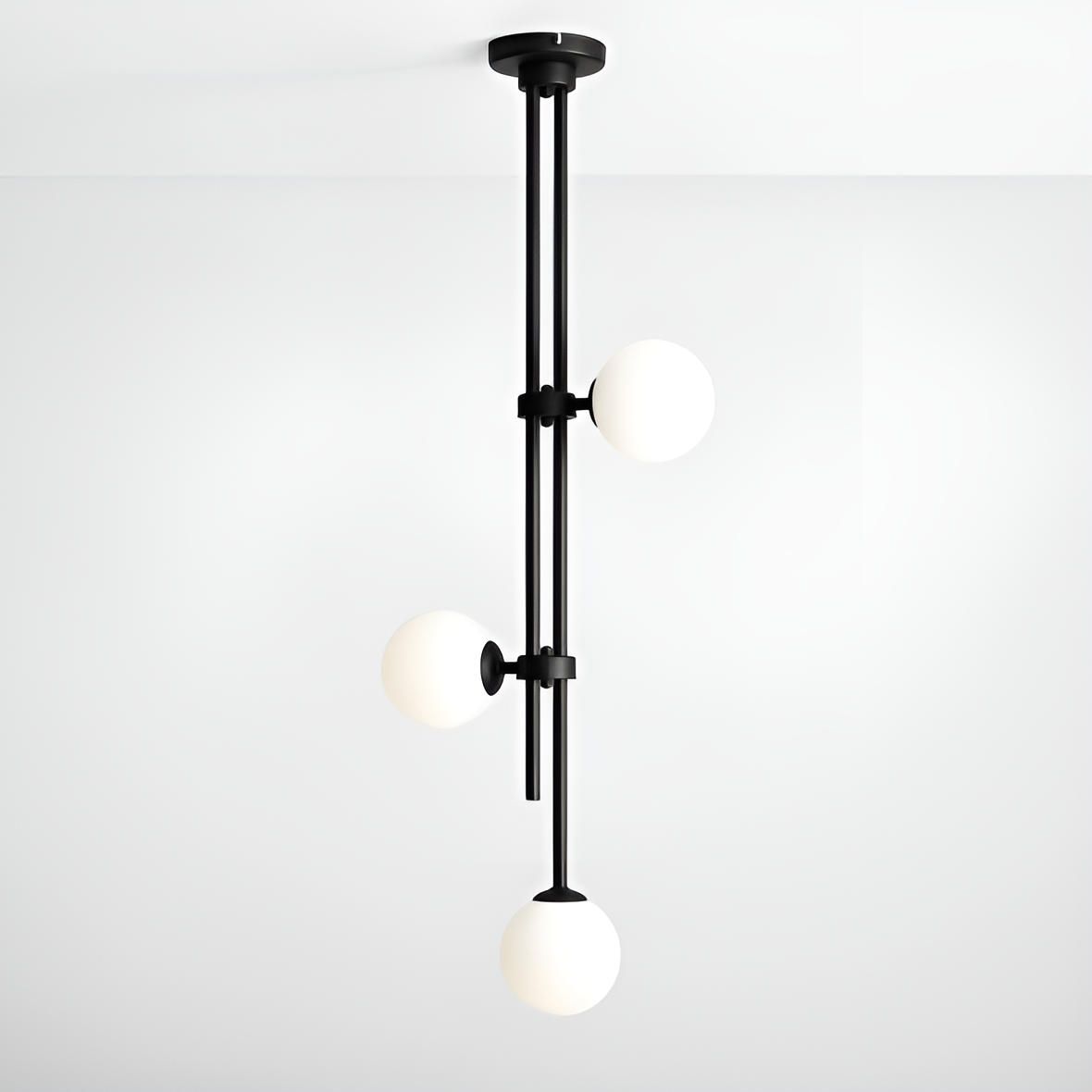 HARMONY black ceiling lamp