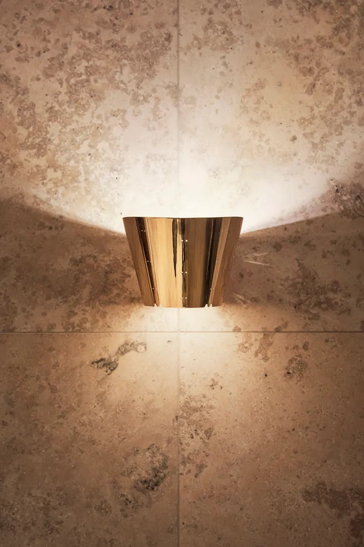 Wall lamp 9464 polished brass