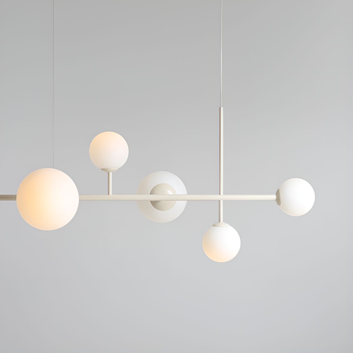 Lampa wisząca DIONE HEXA kremowy