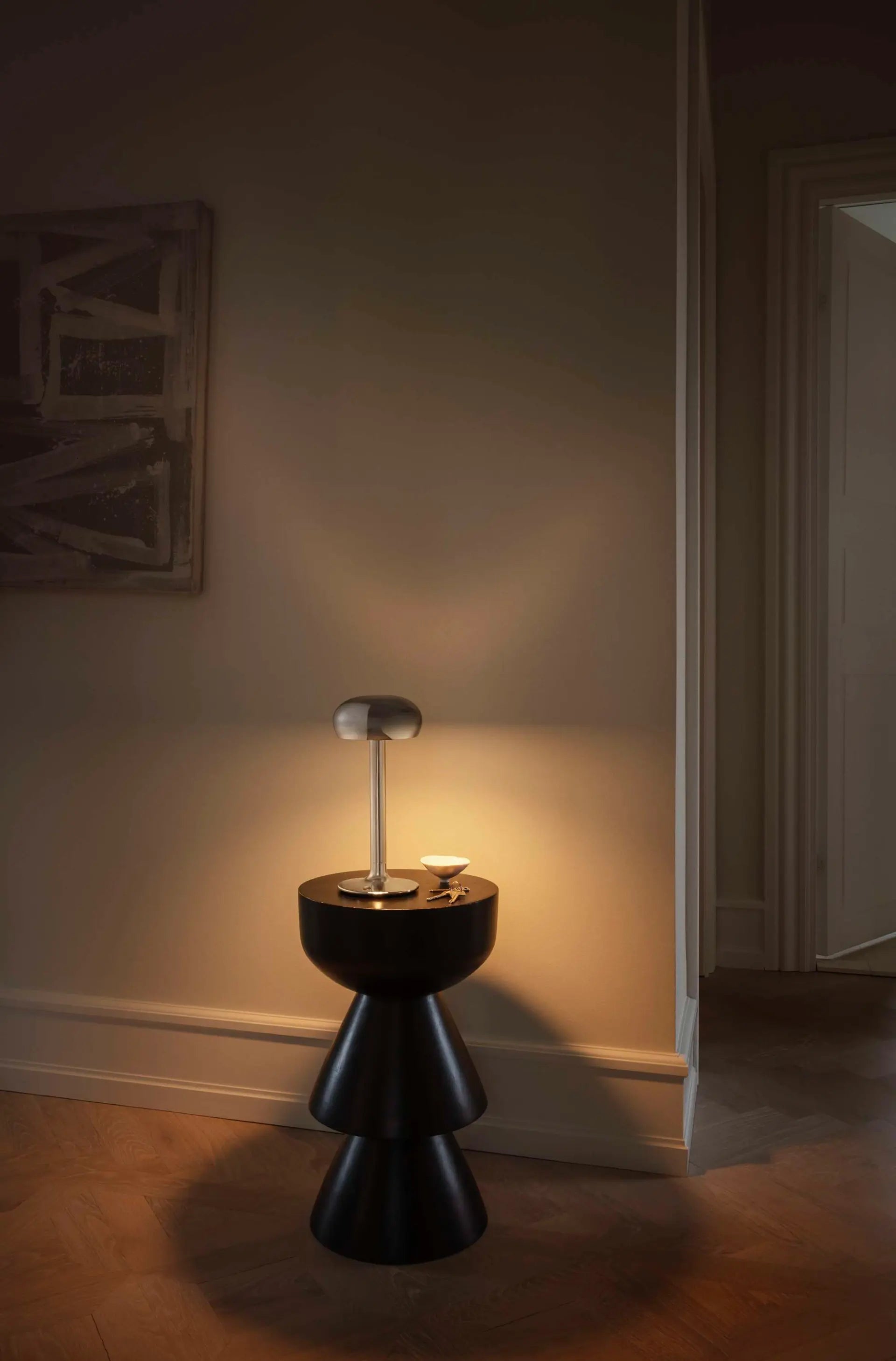 Lampa przenośna EMENDO srebrny
