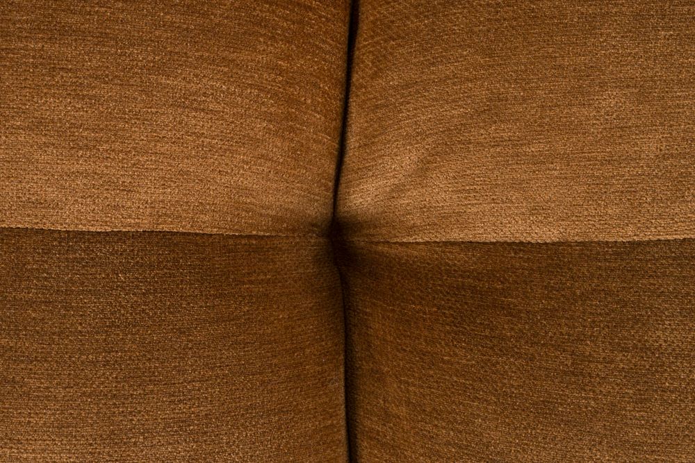 Sofa modułowa HACKMAN - element końcowy lewostronny koniakowy welur