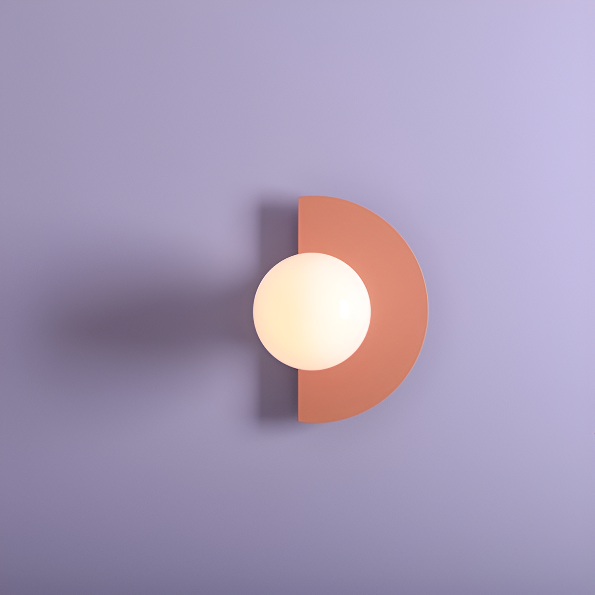Coral loop wall lamp