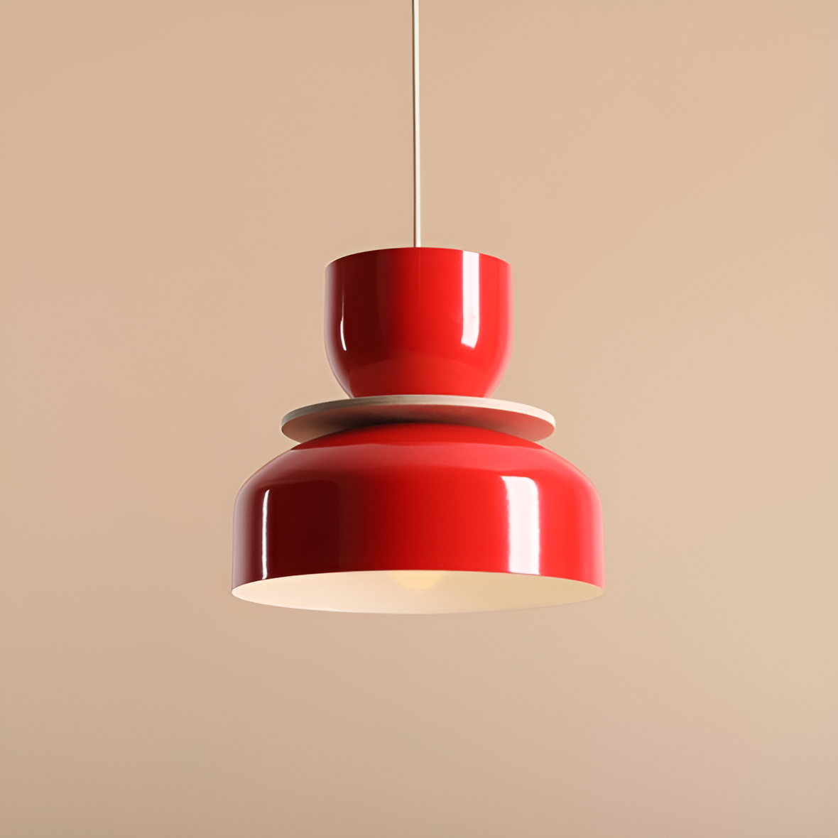 Lampa wisząca UTO czerwony