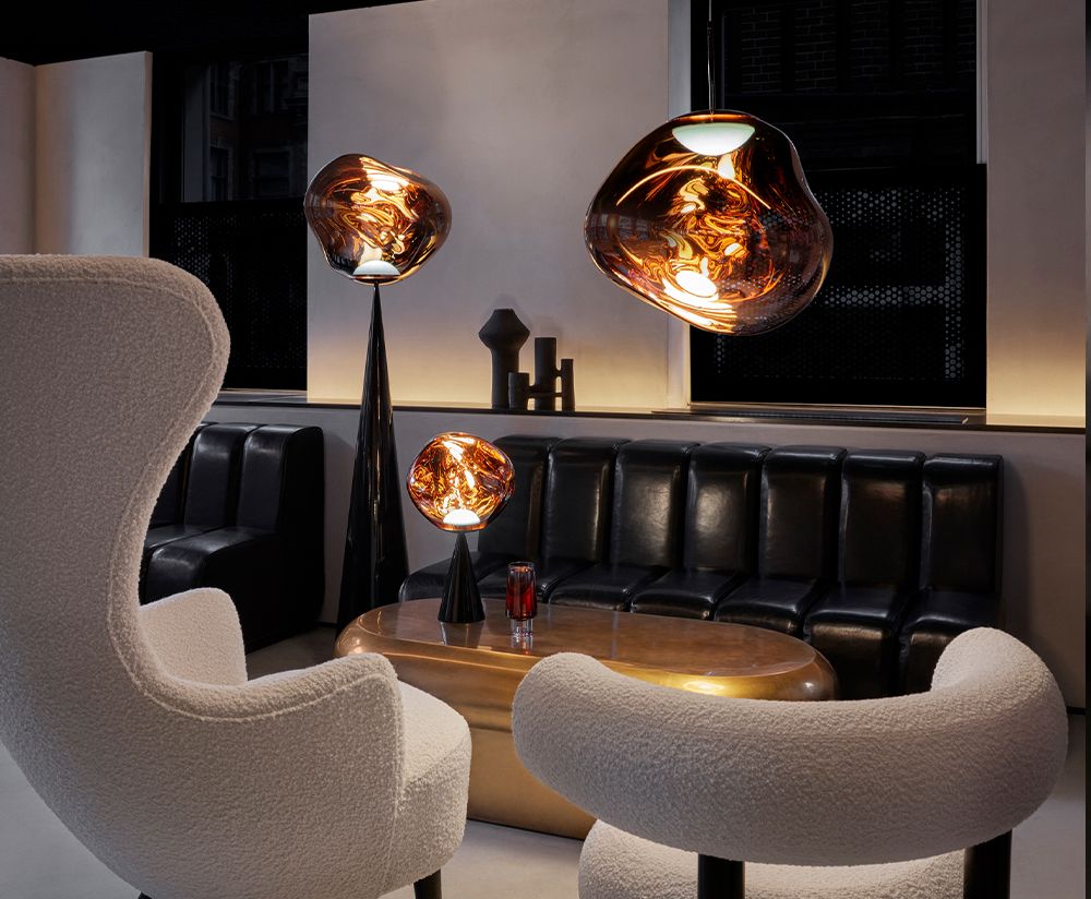 Lampa wisząca MELT miedziany