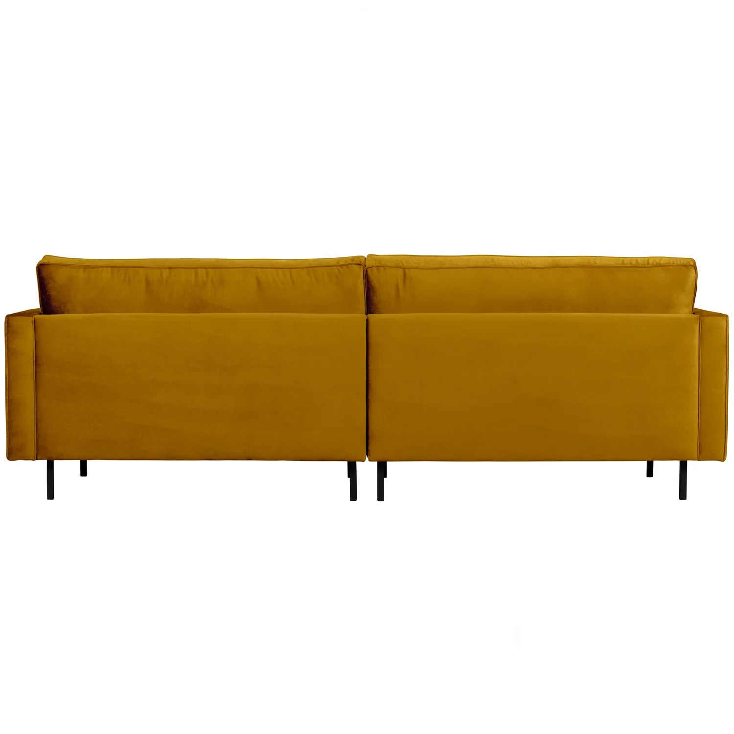 Sofa aksamitna 3-osobowa RODEO CLASSIC musztardowy