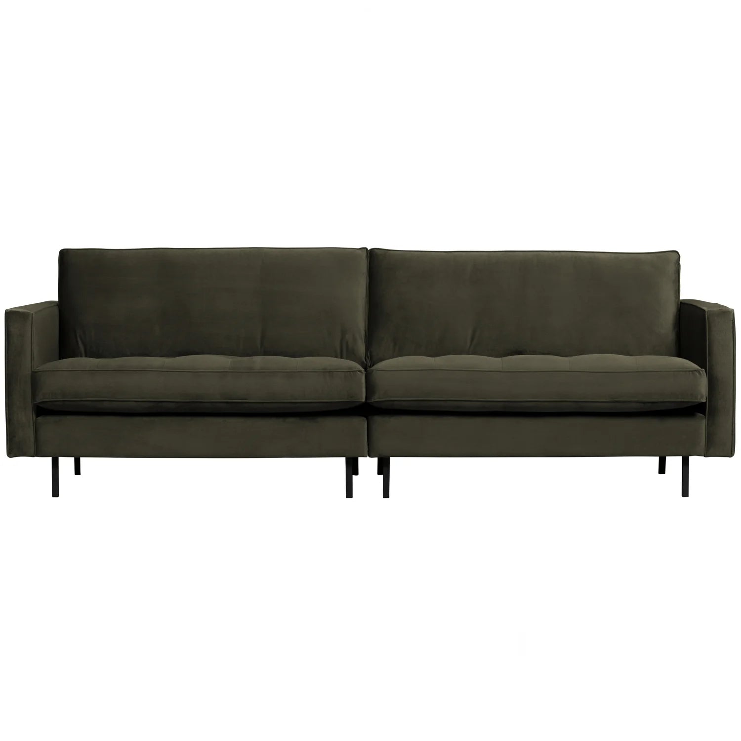 Sofa aksamitna 3-osobowa RODEO CLASSIC ciemnozielony