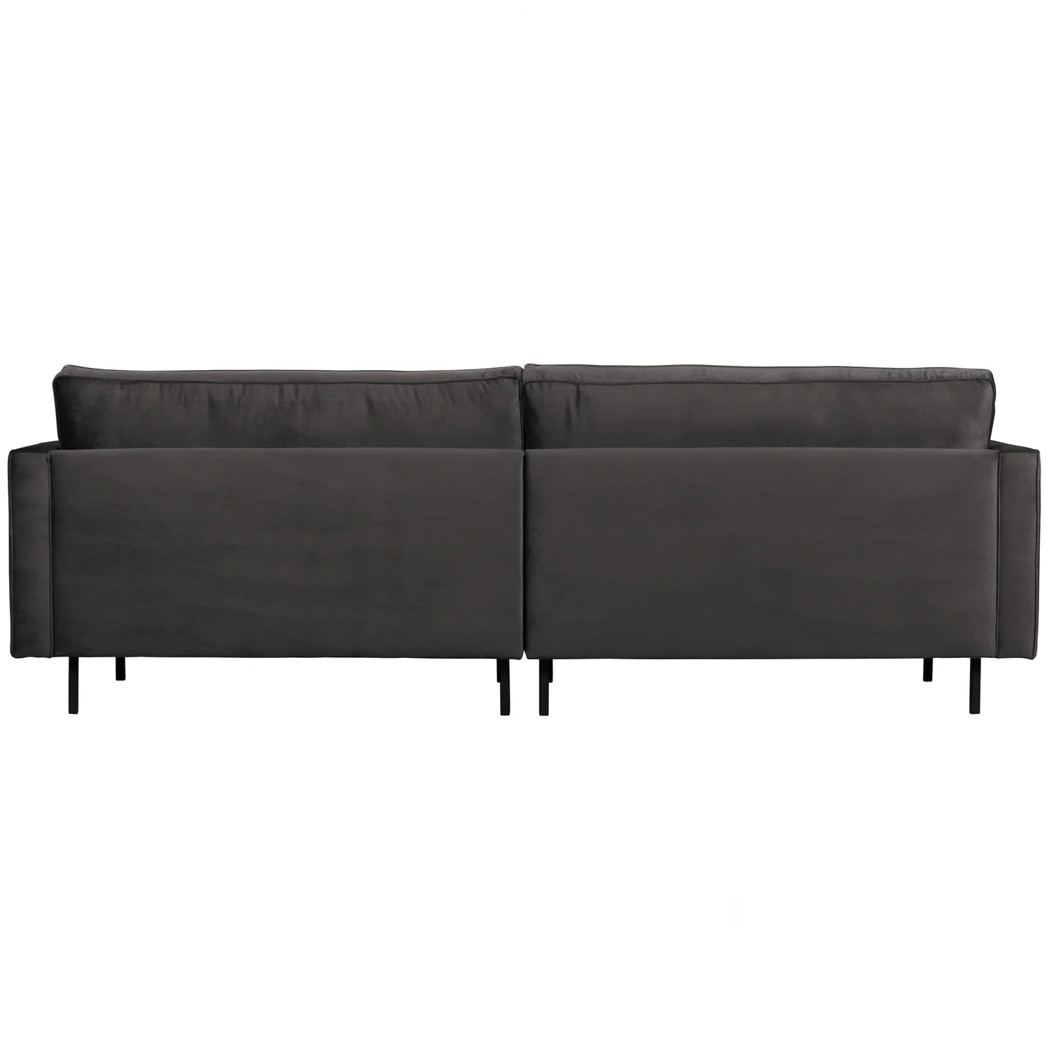 Sofa aksamitna 3-osobowa RODEO CLASSIC antracytowy