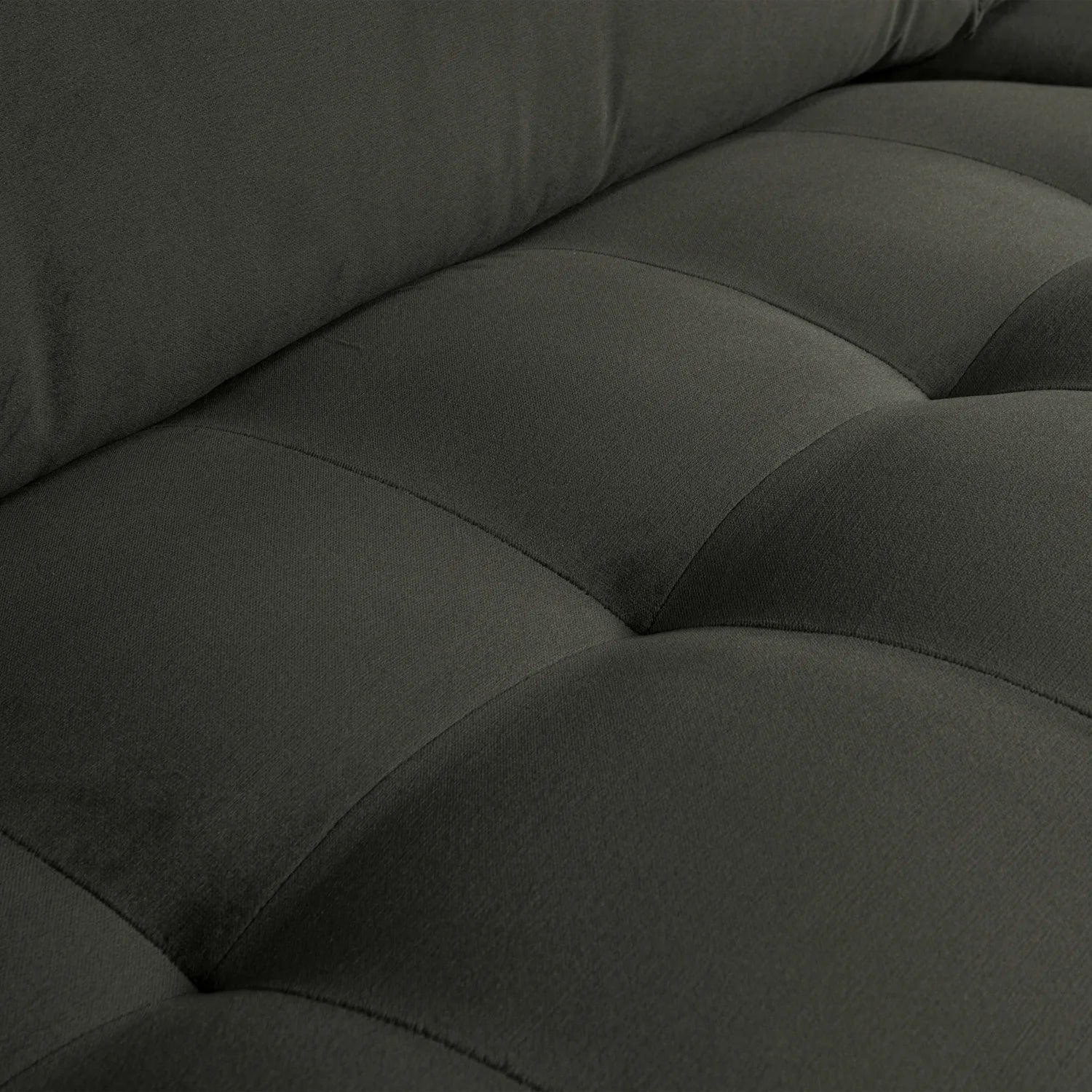 Sofa aksamitna 2,5-osobowa RODEO CLASSIC antracytowy