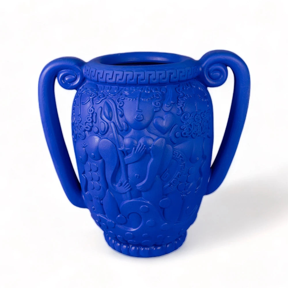 Wazon AMPHORA niebieski