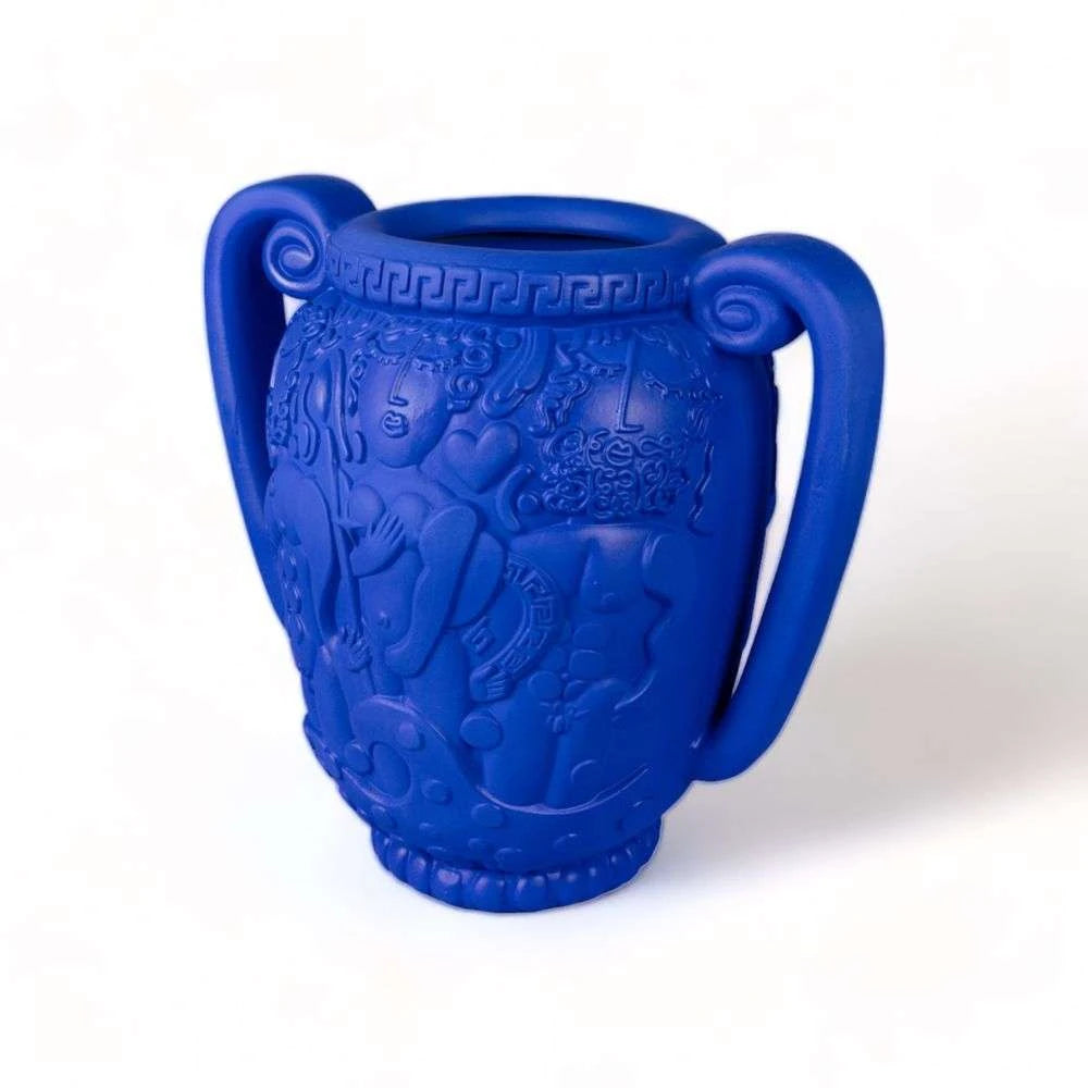Wazon AMPHORA niebieski