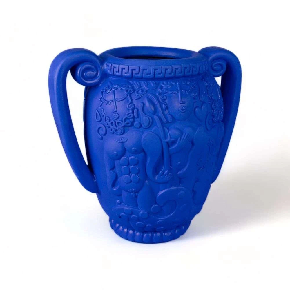 Wazon AMPHORA niebieski