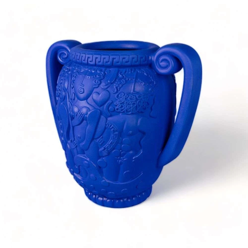 Wazon AMPHORA niebieski