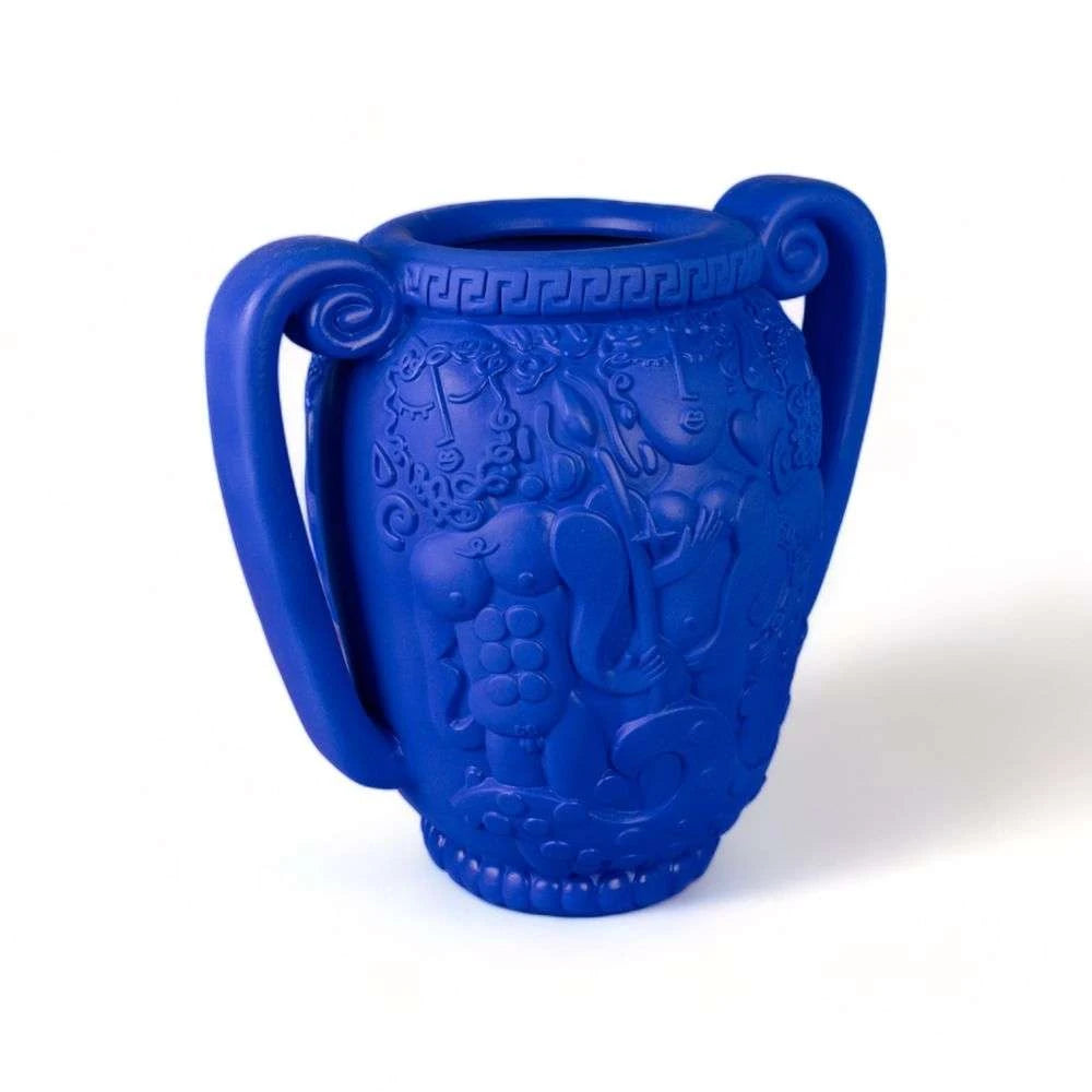 Wazon AMPHORA niebieski