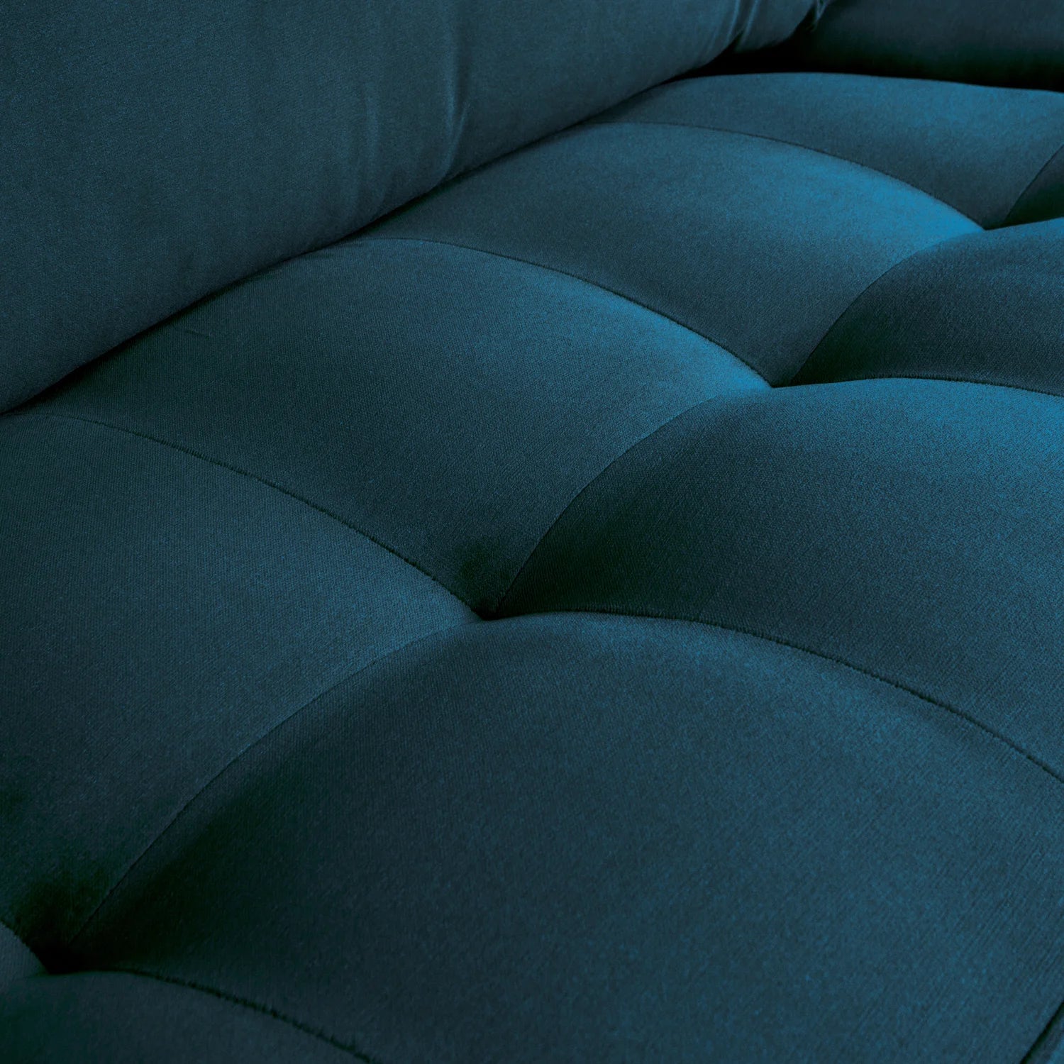 Sofa aksamitna 2,5-osobowa RODEO CLASSIC niebieski
