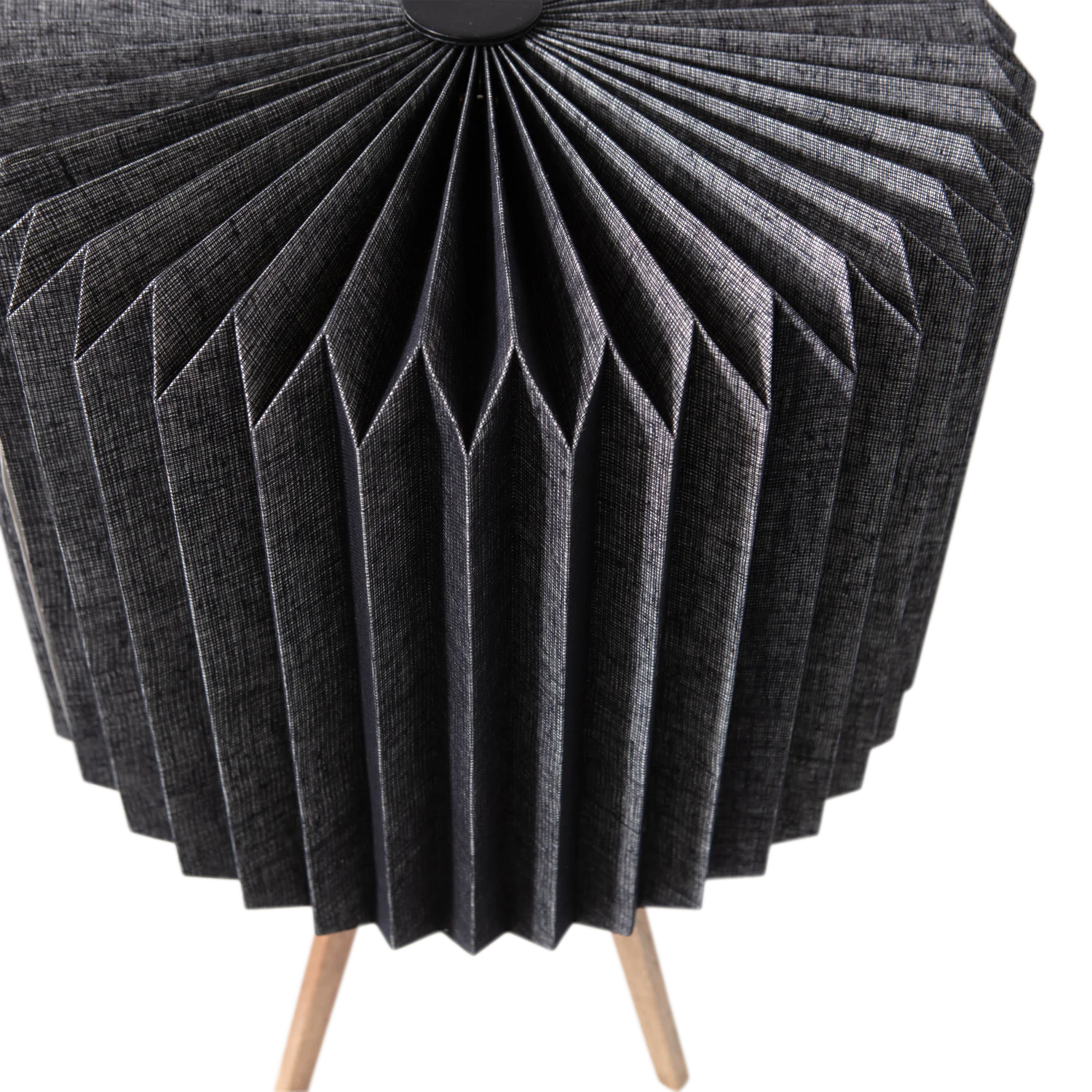 Lampa stołowa BONES czarny papier