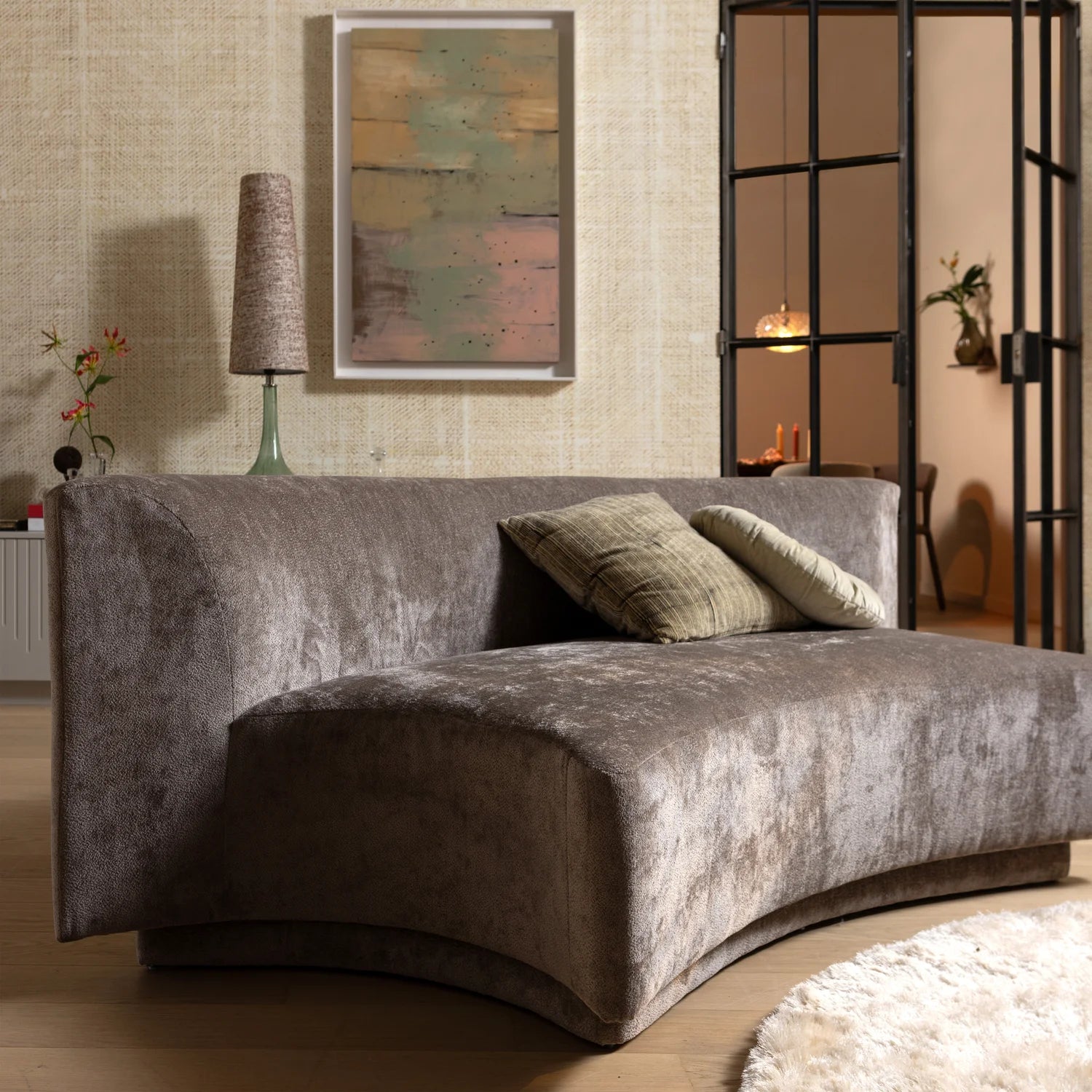 2-Personen-Sofa populäres Braun