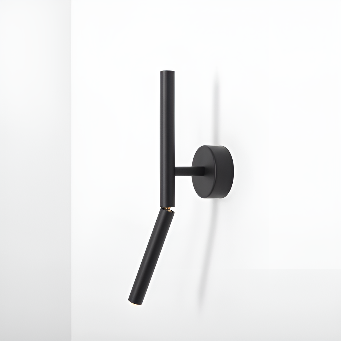 Verstellbare Wandleuchte STICK schwarz