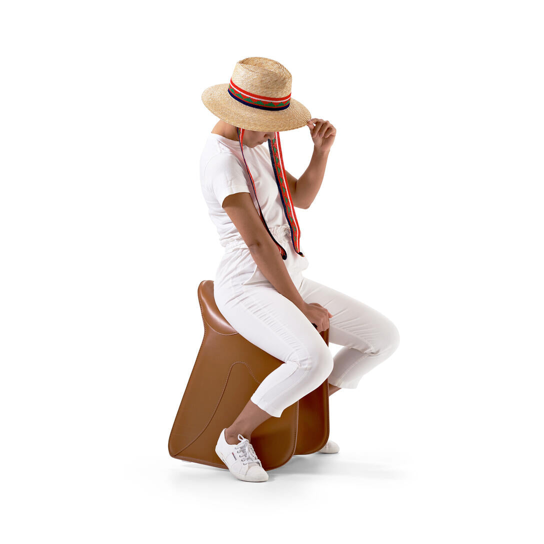 PEPE seat brown leather