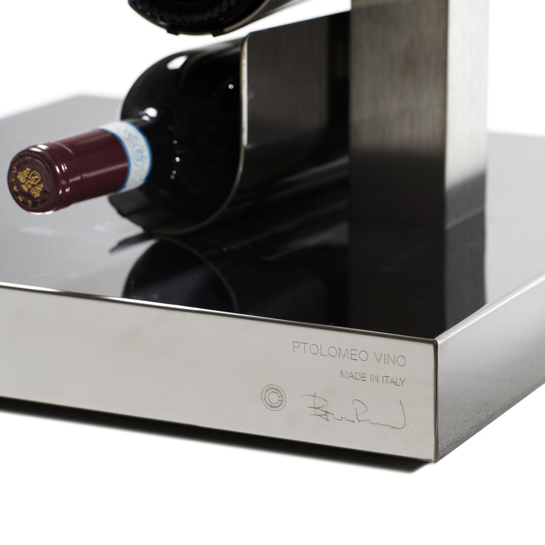 Weinregal PTOLOMEO VINO aus Stahl
