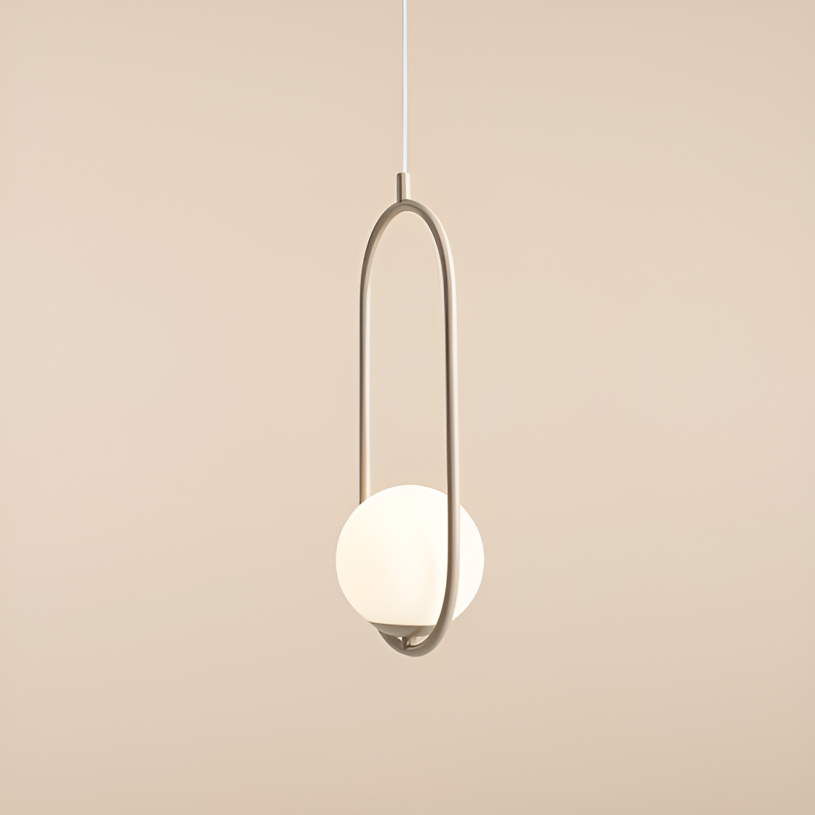 Lampa wisząca RIVA beżowy