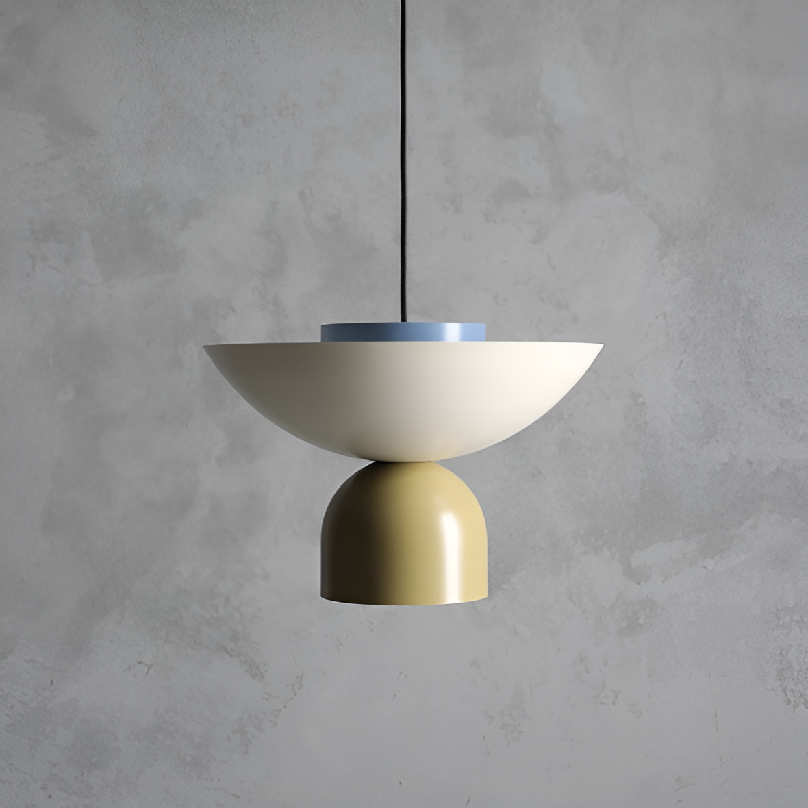 Lampa wisząca ILIA kremowy z pistacjowym