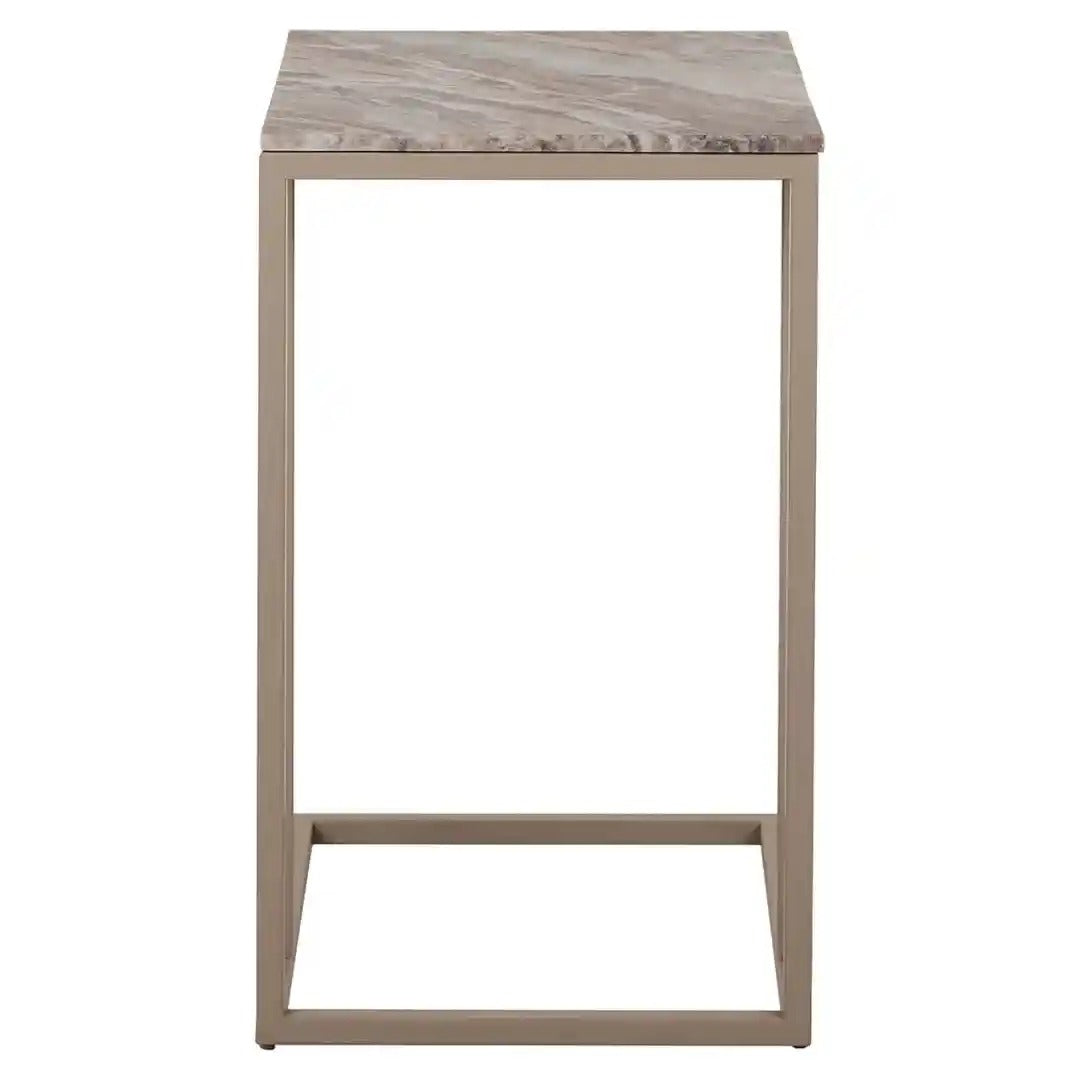 FAIRFAX beige side table