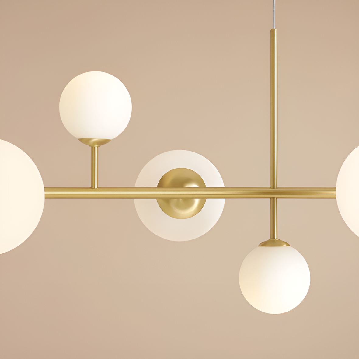 DIONE LONG Pendelleuchte aus Messing