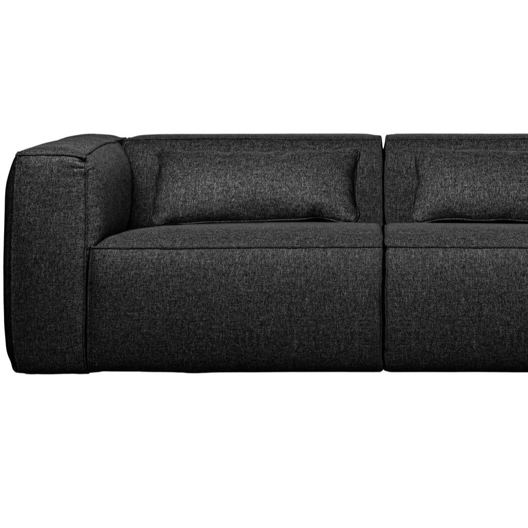 Sofa 3,5-osobowa z poduszkami BEAN ciemnoszary