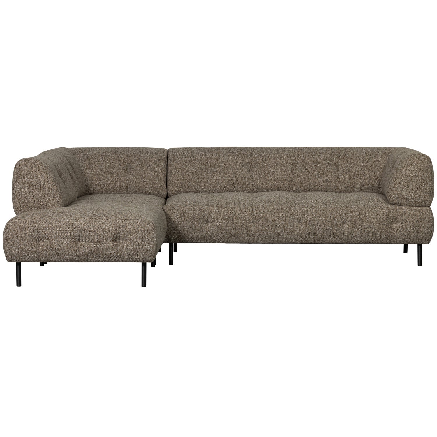 Left -sided corner Lloyd dark brown melange