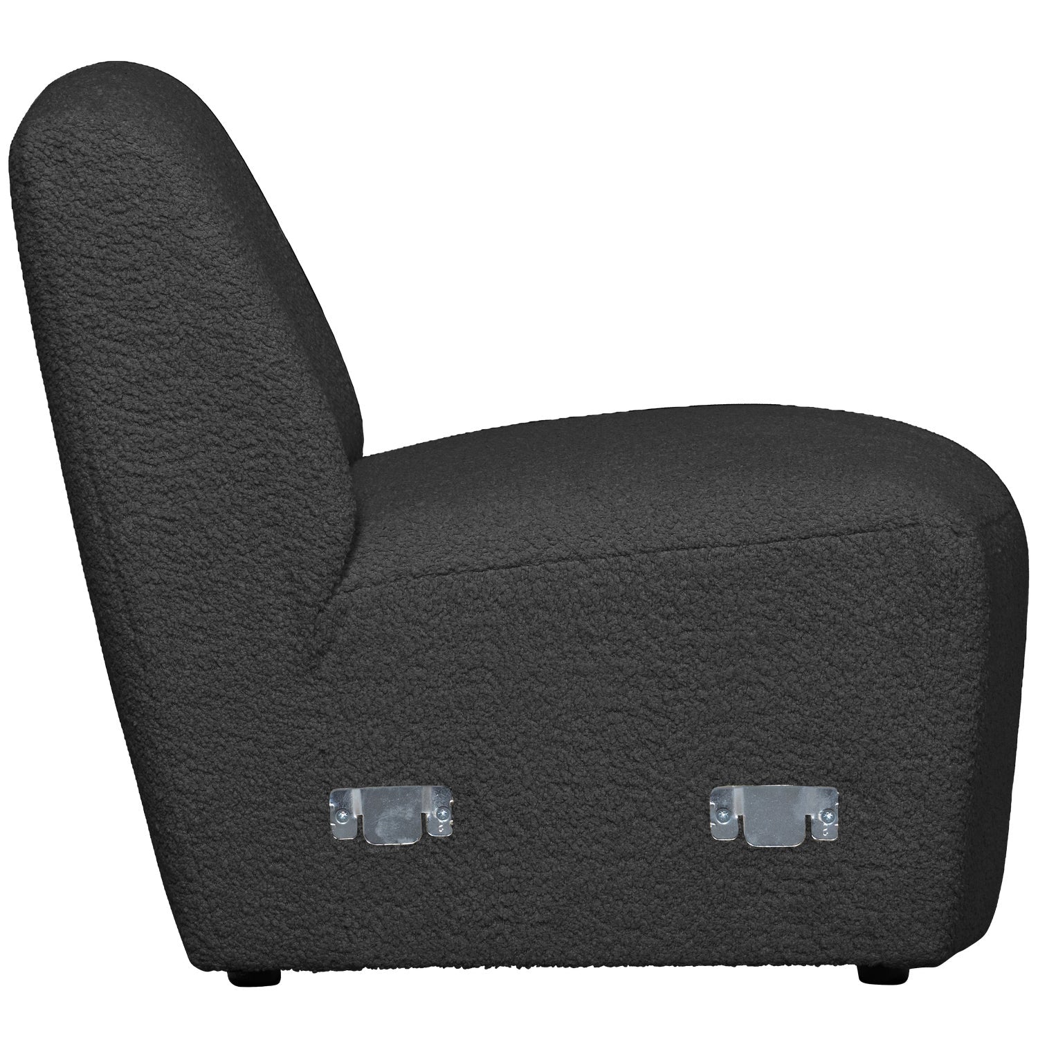Sofa modułowa COCO - element ciemny szary boucle