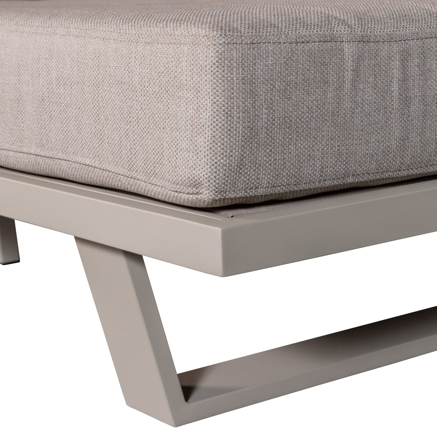 Sofa ogrodowa 3-osobowa BEAR piaskowy szary