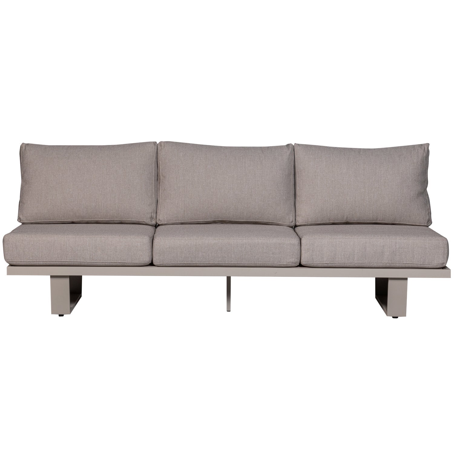 Sofa ogrodowa 3-osobowa BEAR piaskowy szary