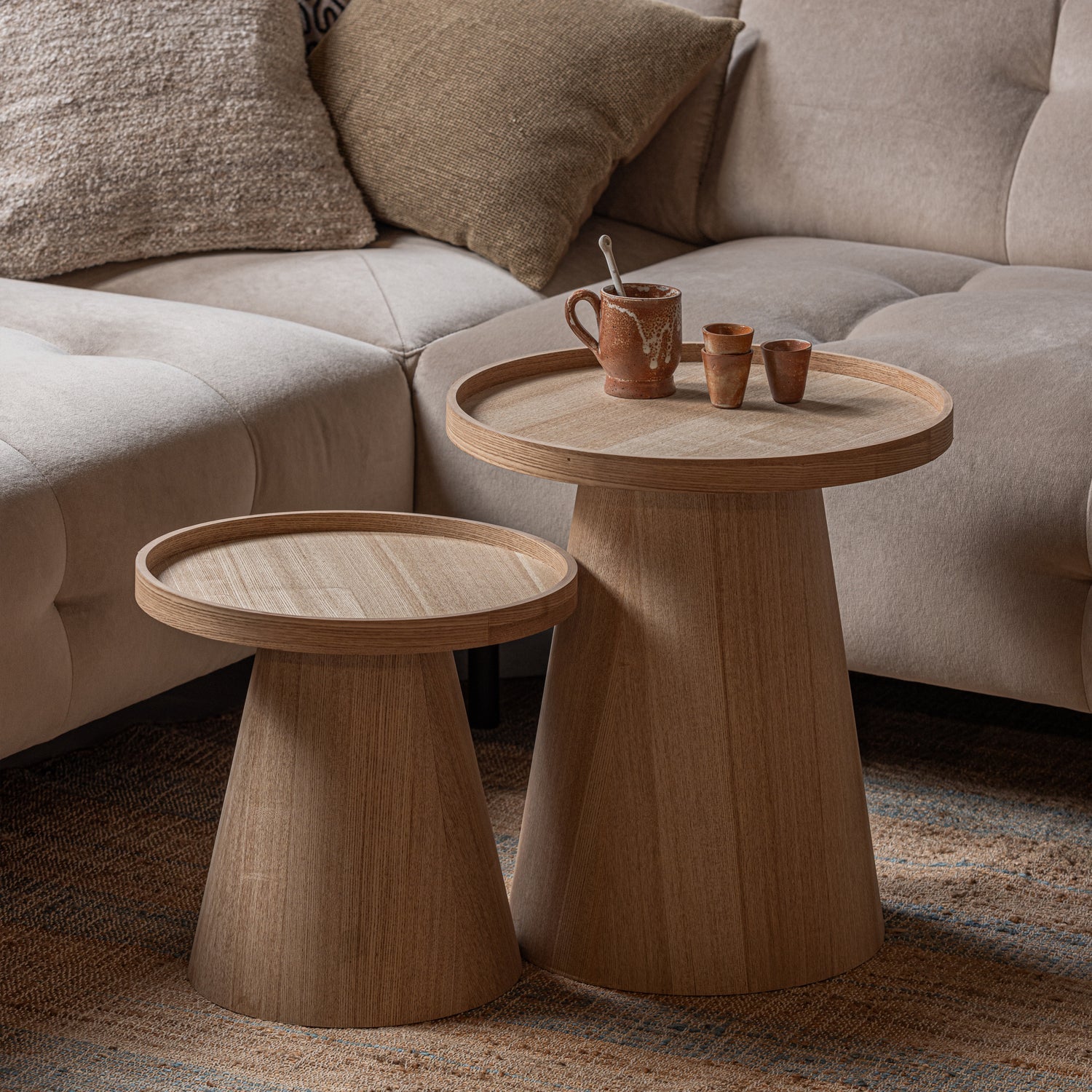 Wooden coffee table