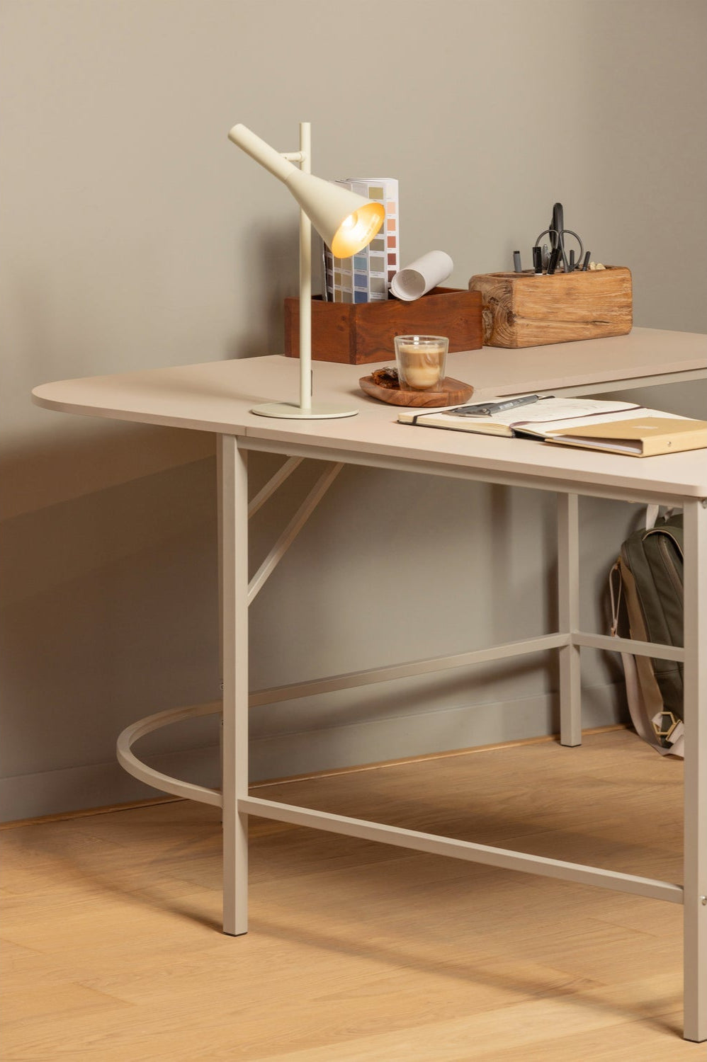 Eckschreibtisch MIKE beige