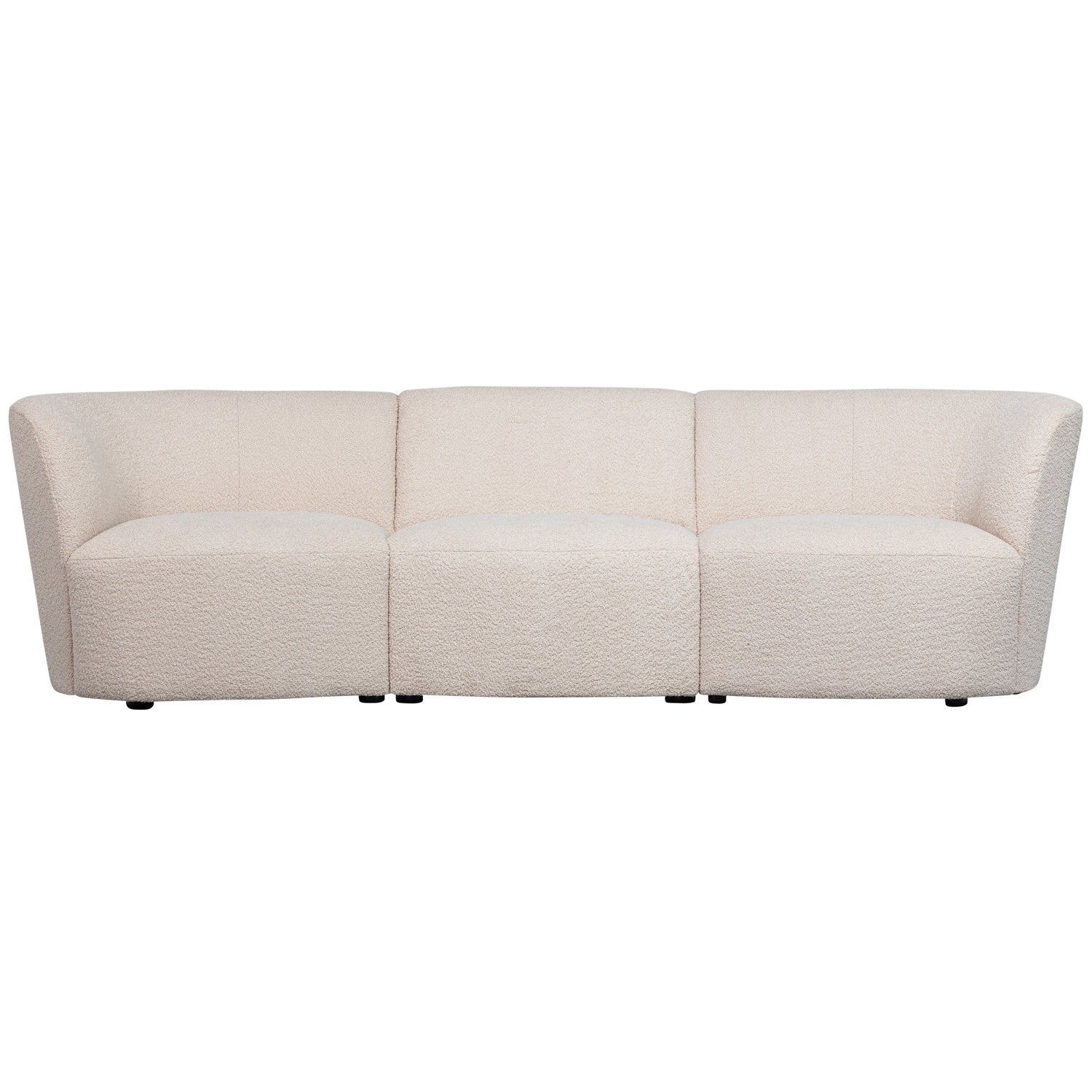 Sofa 3-osobowa COCO kremowy bouclé