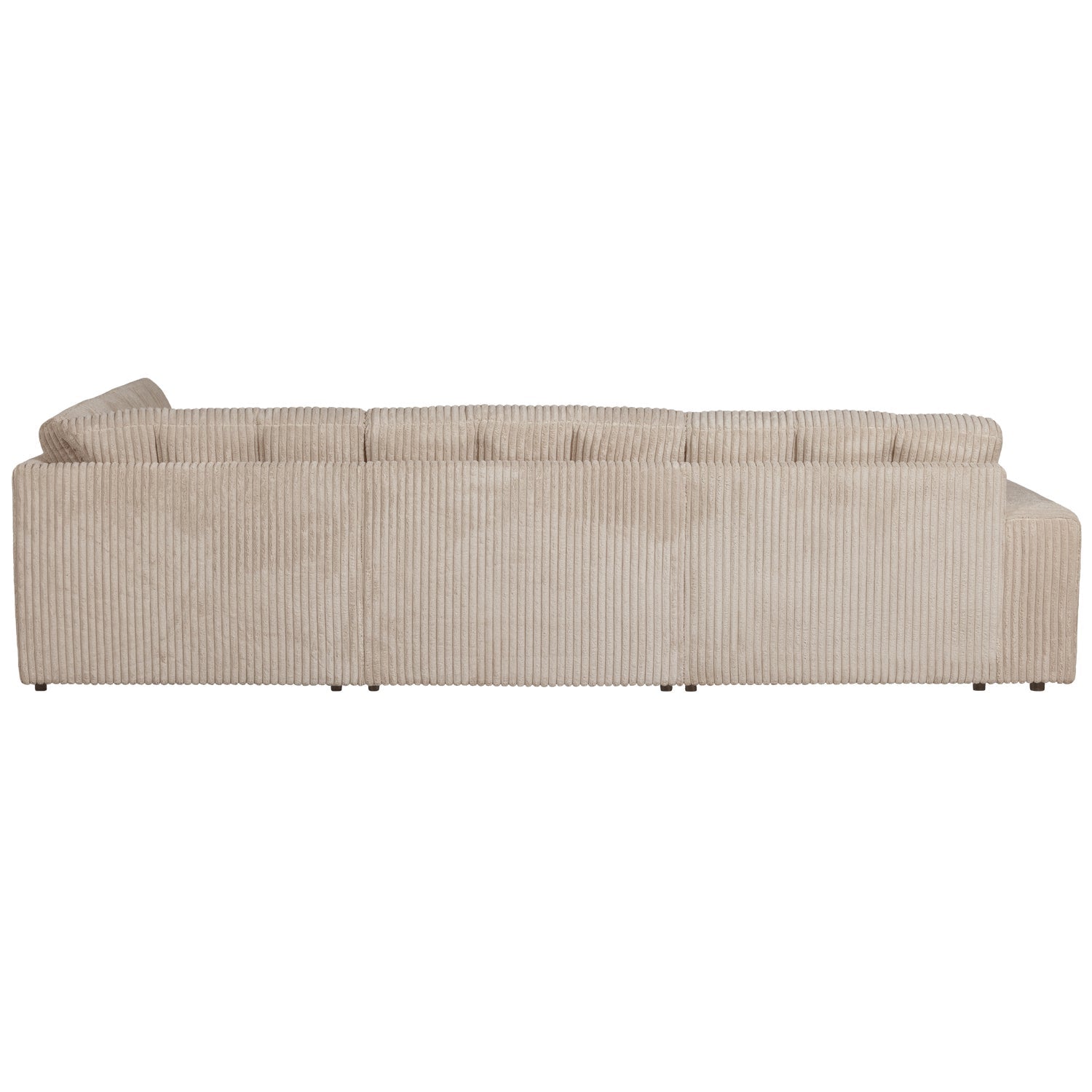 Sofa narożna prawostronna SECOND DATE beżowy sztruks