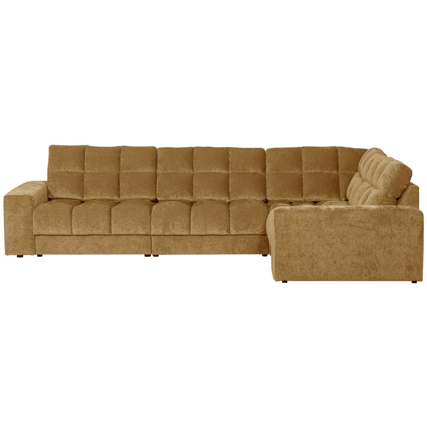 Right-facing corner sofa SECOND DATE honey
