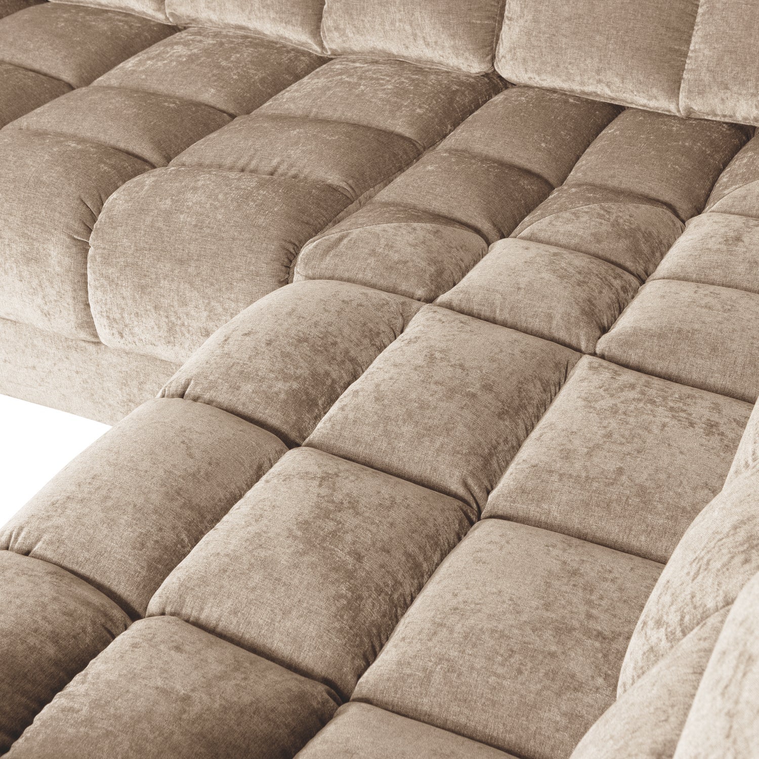 Sofa narożna prawostronna SECOND DATE beżowy